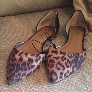 Cute Animal print flats🐆🐆NWT